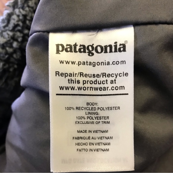 PATAGONIA Los Gatos Teddy Shaggy Fleece Vest Sz M - Picture 5 of 5